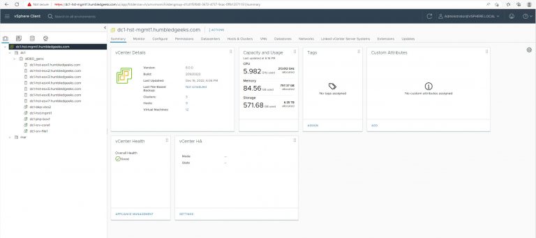 How to upgrade vCenter Server Appliance (VCSA) 7.x to 8.0 – Hybrid Data ...